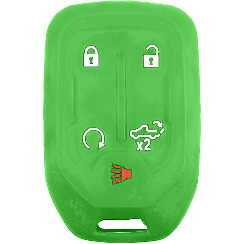 Silicone Key Fob Cover For GMC 5 Buttons Smart Key Remote