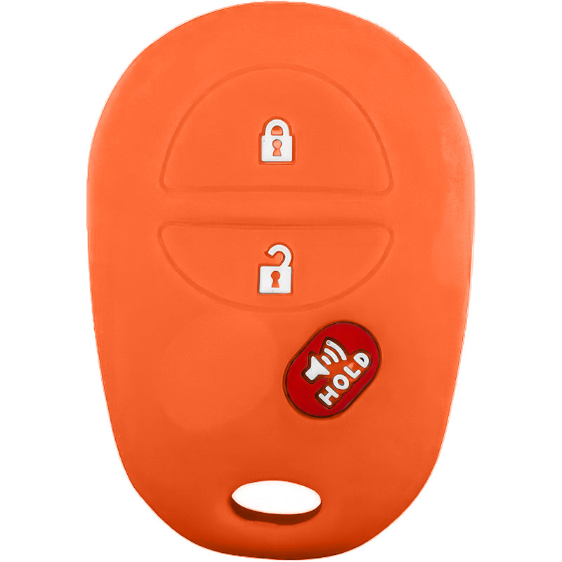 Silicone Key Fob Cover For Toyota 3 Buttons Regular Remote
