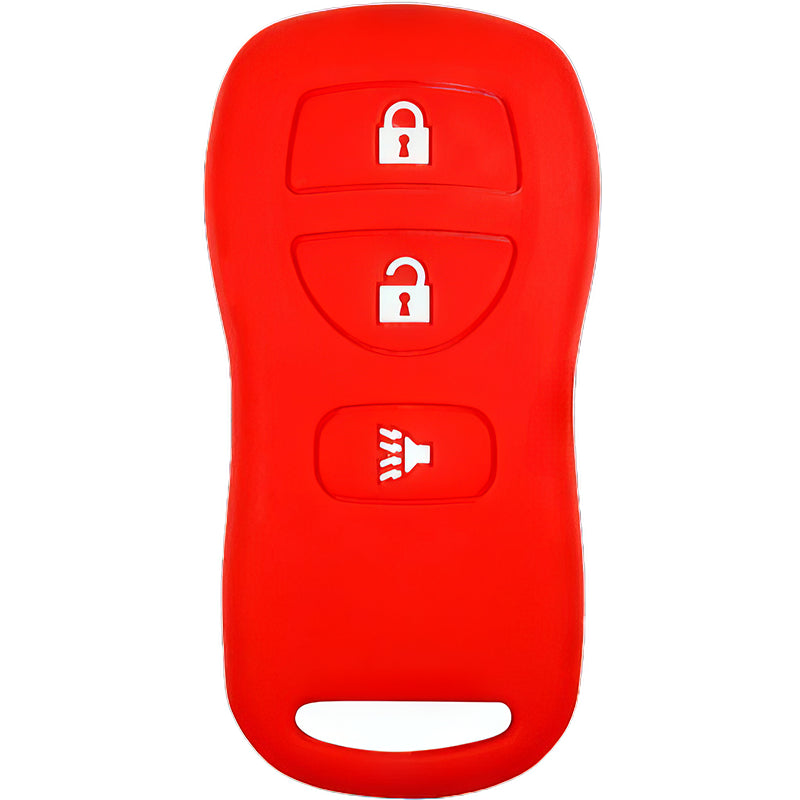 Silicone Key Fob Cover For Nissan 3 Buttons Regular Remote