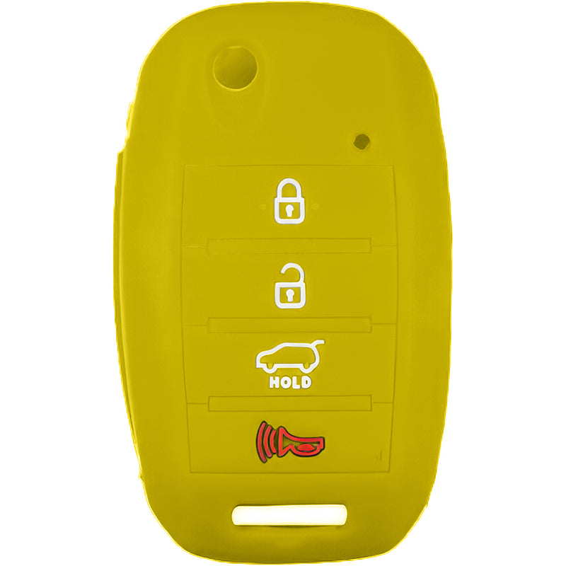 Silicone Key Fob Cover For Kia 4 Buttons Flipkey Remote
