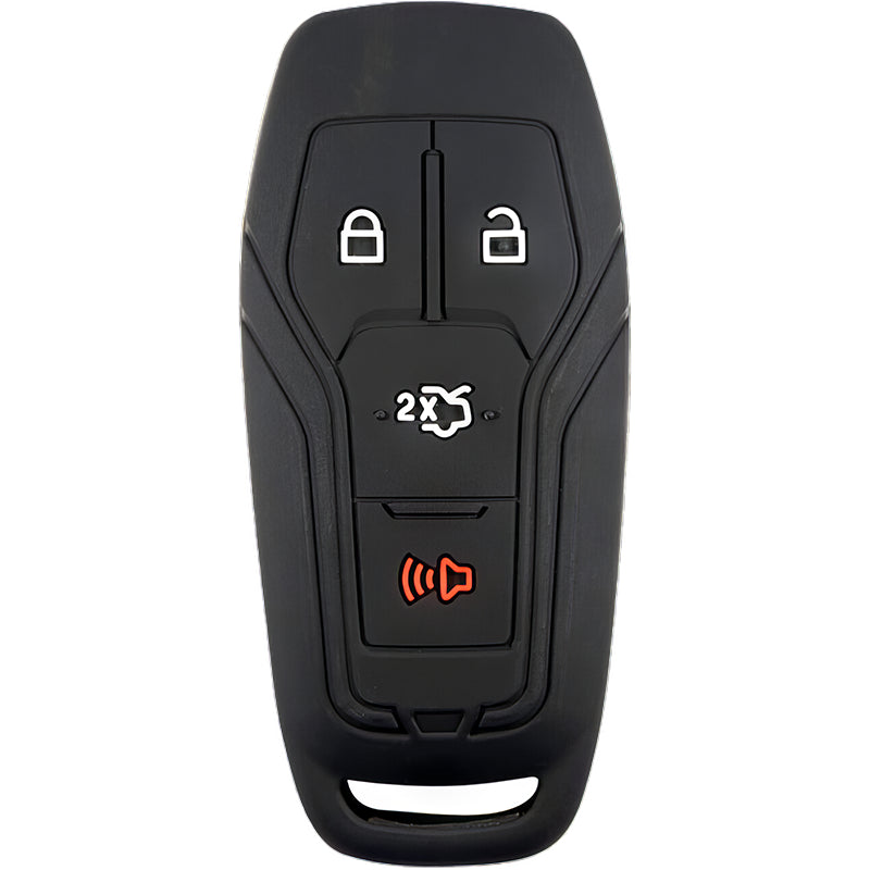 Silicone Key Fob Cover For Ford 4 Buttons Slim Smart Key Remote