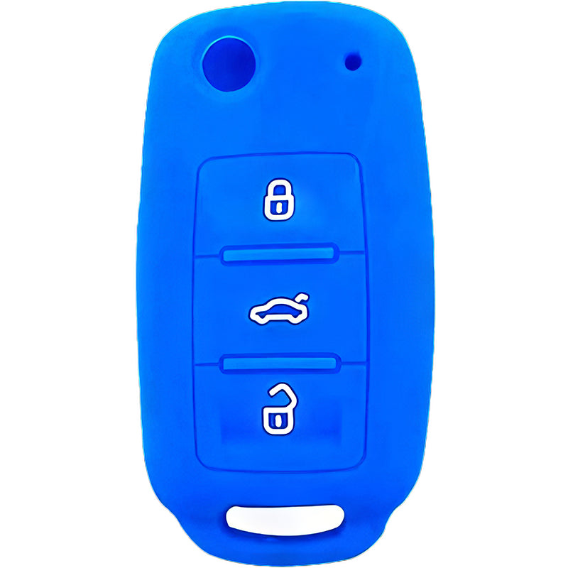 Silicone Key Fob Cover For VW 3 Buttons Flipkey Remote
