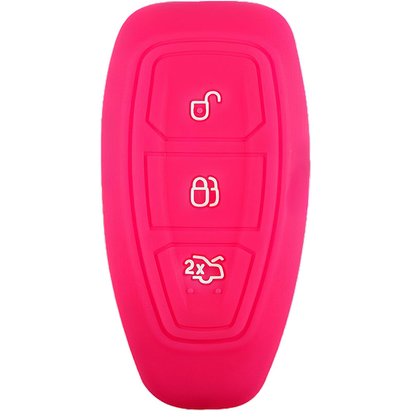 Silicone Key Fob Cover For Ford 3 Buttons Smart Key Remote