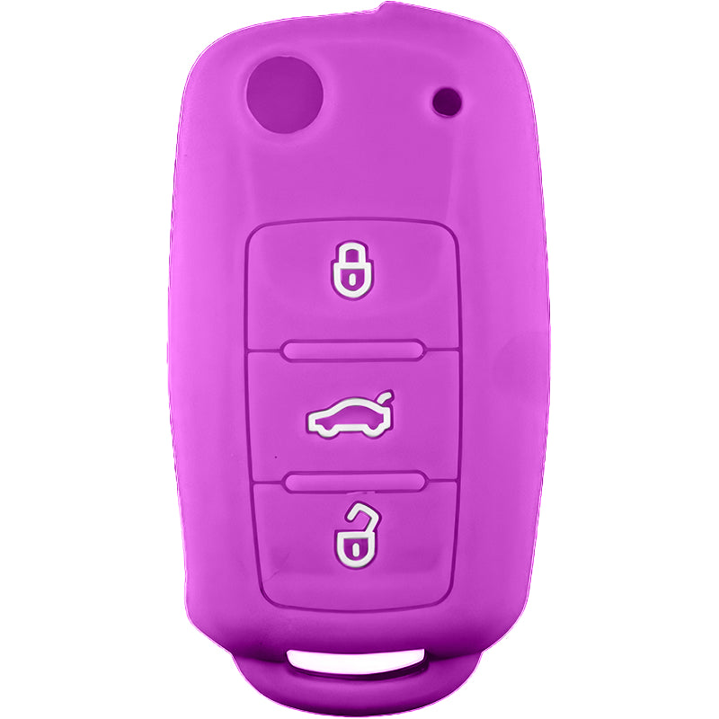 Silicone Key Fob Cover For VW 3 Buttons Flipkey Remote