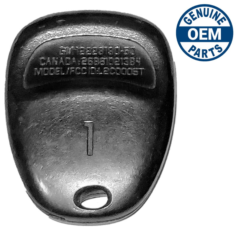 2007 Cadillac CTS Remote Driver 1 FCC: L2C0005T PN: 12223132