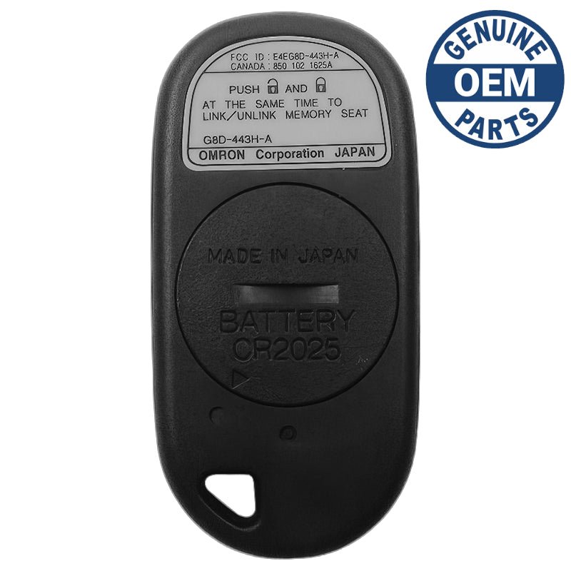1994 Honda Accord Remote FCC ID: A269ZUA106 - Remotes And Keys
