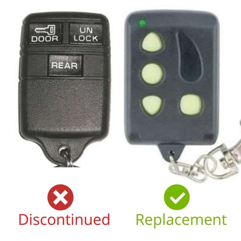OEM Chevrolet Keyless Remote Key Fob – 3-Button – ABO0104T / 10239647 – Used With New Battery