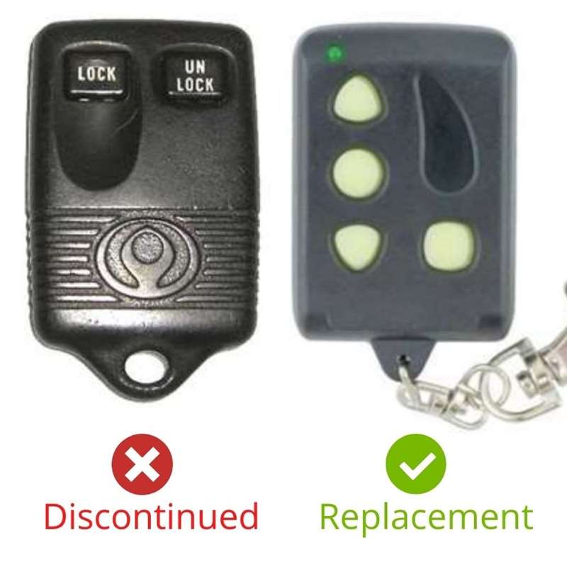 1995 Mazda MX-3 Remote FCC ID: GQ43VT7T - Remotes And Keys