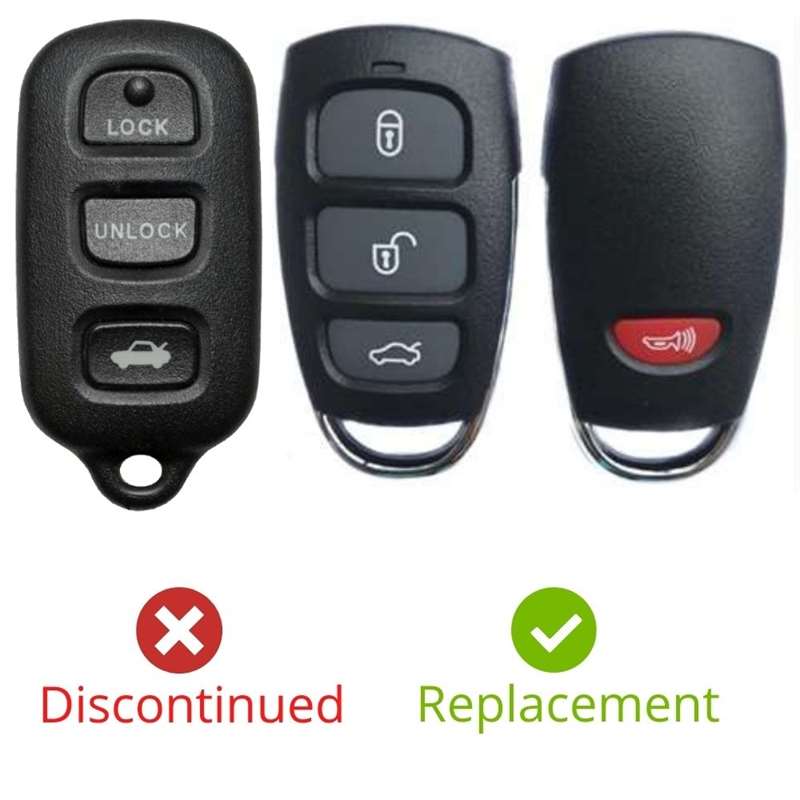 Lexus LS400 Keys and Remote Control Transmitter Key Fobs