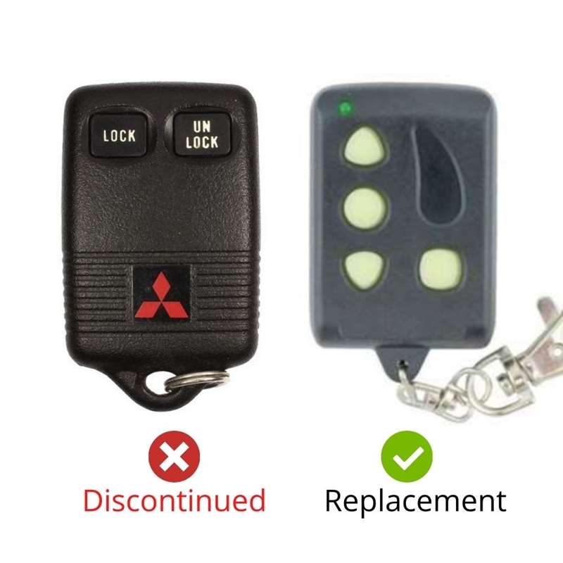 Ilco RKE-MITS-4B1 Remote Keyless Entry Mitsubishi 4 Button Key