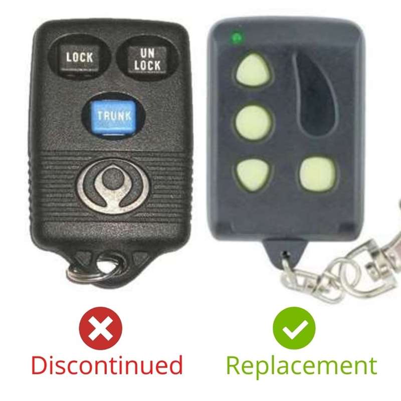 1997 Mazda MX-6 Remote FCC ID: GQ43VT7T - Remotes And Keys