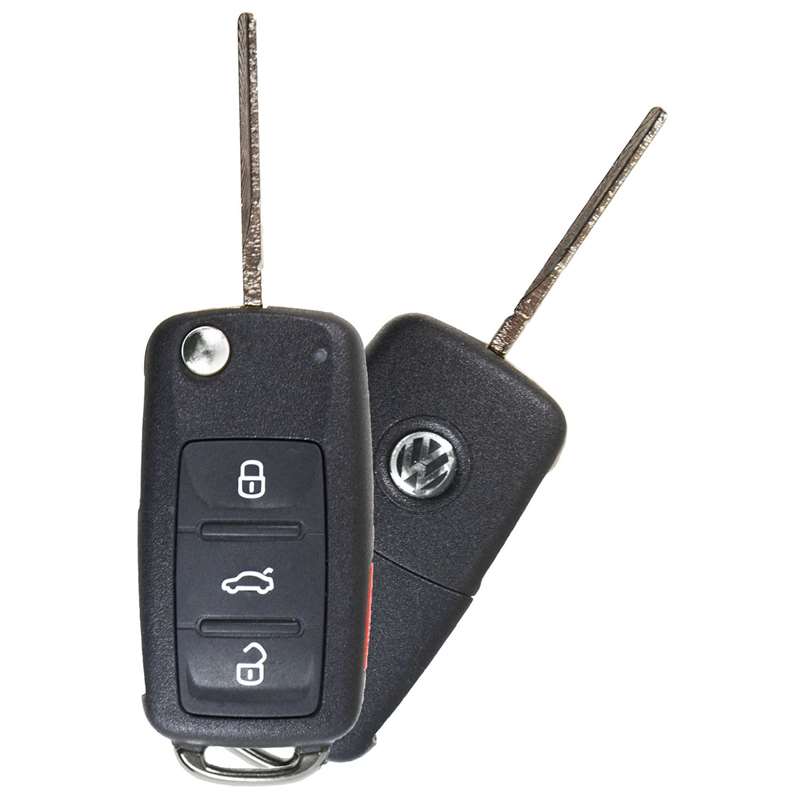 2012 Volkswagen CC FlipKey Remote PN: 5K0837202 FCC: NBG010180T