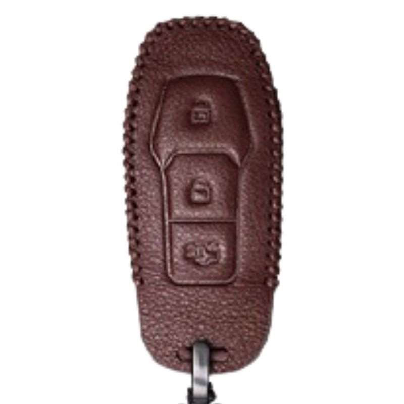 Brown Smart Key Leather Cover