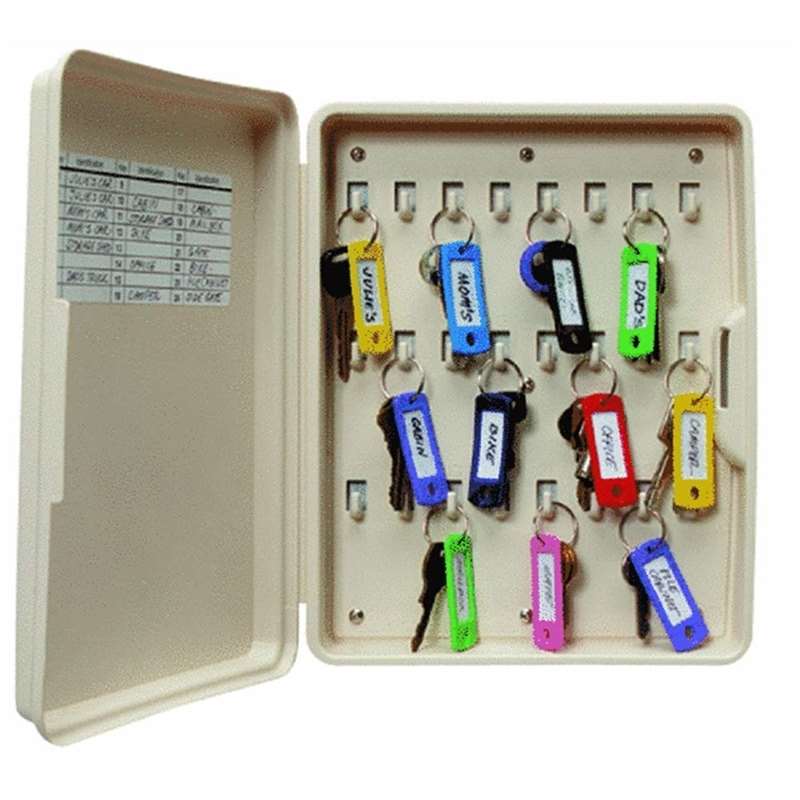 Key Organizer 24 Hook Cabinet