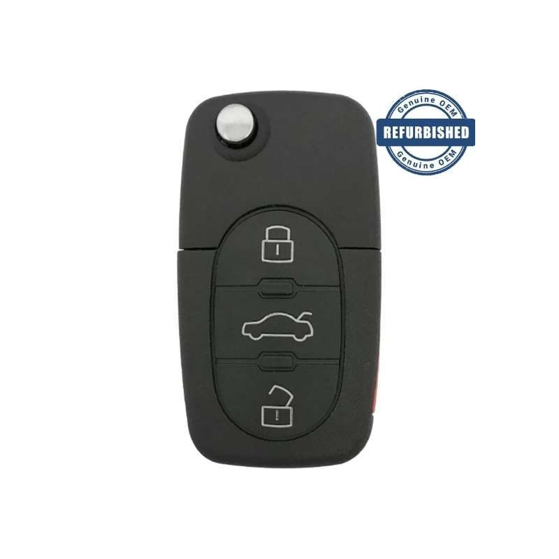 Refufbished Volkswagen Flipkey Remote PN: 1J0-959-753-F FCC: NBG 8137 T1