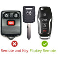 2005 Mazda Tribute Custom Flipkey Remote 8L3Z-15K601-B 8L3Z-15K601-AA 8L3T-15K601-AA F8DB-15K601-AA 2L3T-15K601-AA.
